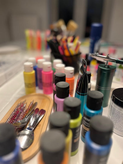 1 Std. Zuschauen, Fragen & Verstehen: Mixed Media live - Uhrzeit nach Absprache