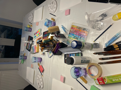 Aquarell Workshop Hamburg - Kreative Auszeit im Oktober (max. 6 Personen) - am 15.10.2025