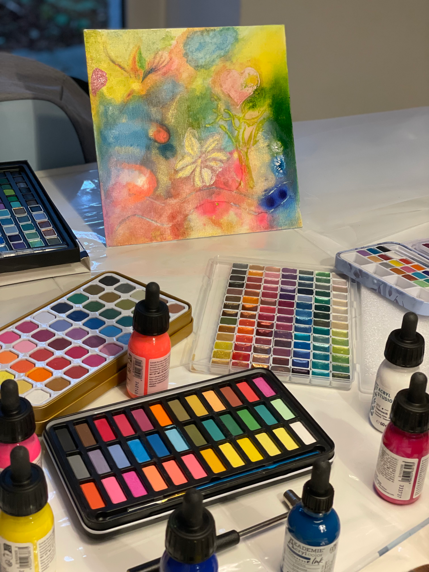Aquarell Workshop Hamburg - Kreative Auszeit im Oktober (max. 6 Personen) - am 15.10.2025
