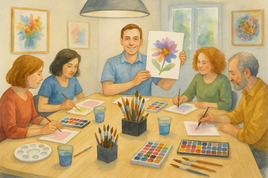 Aquarell Workshop Hamburg - Kreative Auszeit im Oktober (max. 6 Personen) - am 15.10.2025