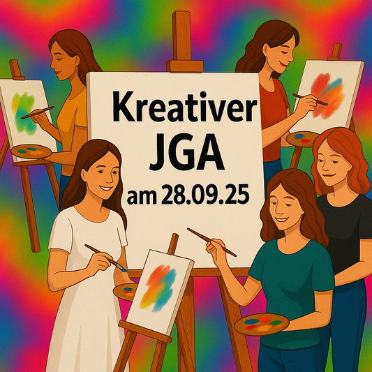 Mit Farben feiern - Euer JGA - (1,5 Std.) Aquarell-Workshop für die Braut & Freundinnen