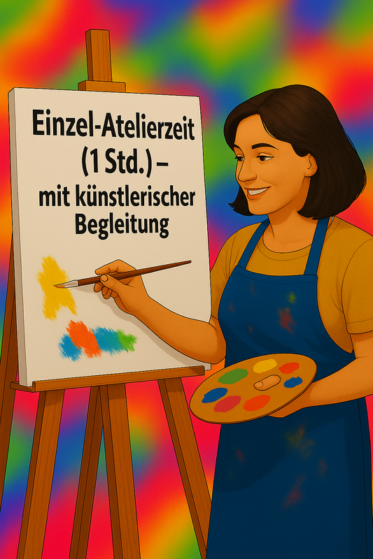 Alle Termine im September 2025 - (1 Std.) Einzel-Atelierzeit - Uhrzeit nach Absprache