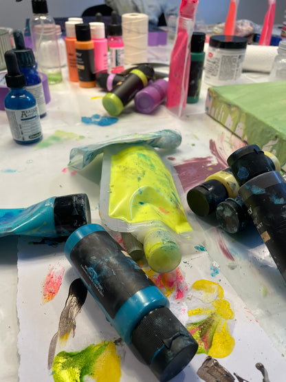 1,5 Std. künstlerische Atelierzeit für Kinder - Uhrzeit nach Absprache - Für Kindergruppen