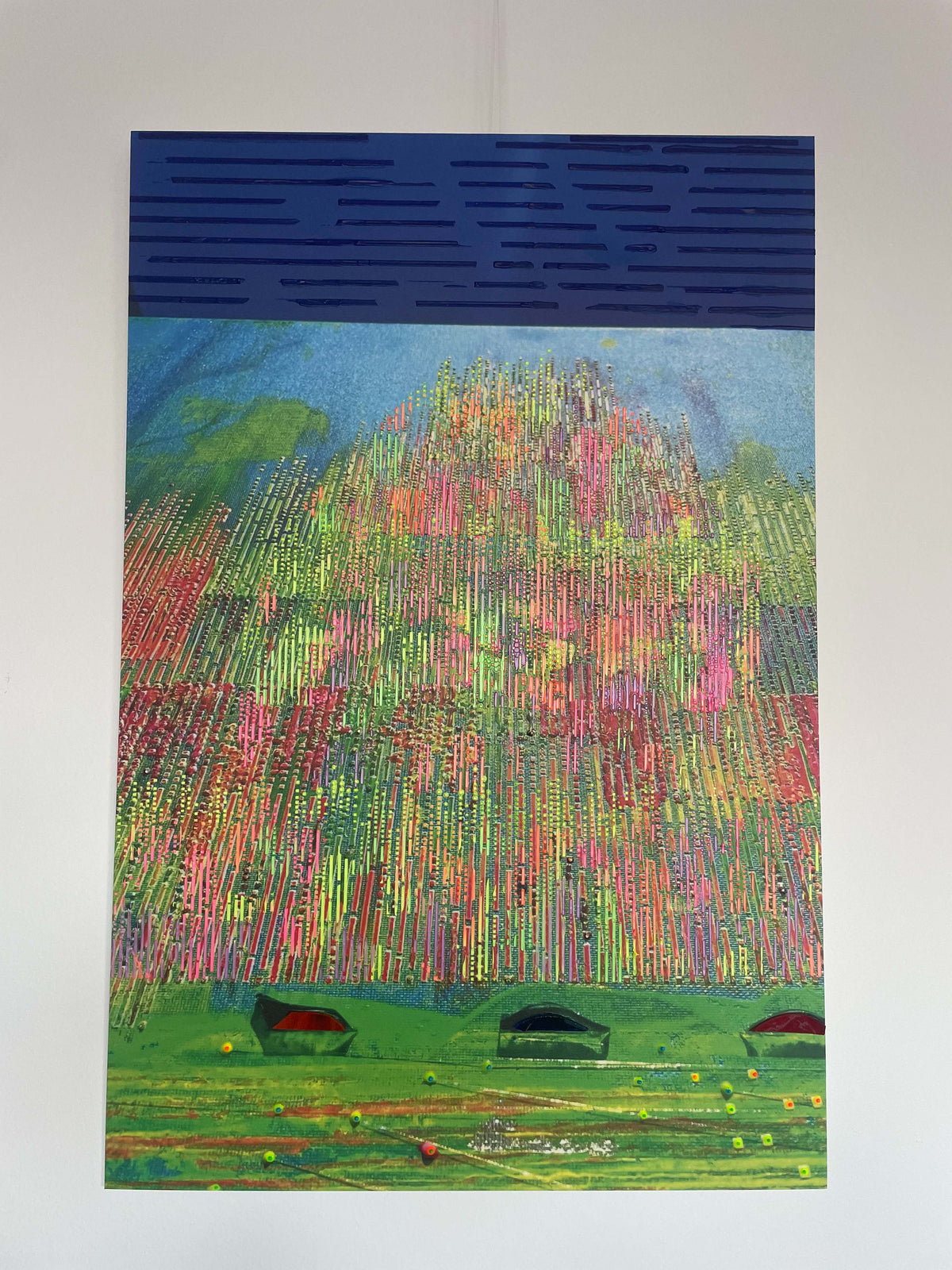 #68 - Handveredeltes Mixed-Media-Unikat auf Fotoboard