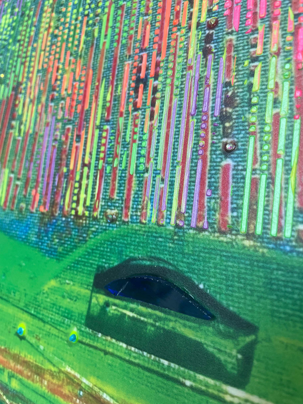 #68 - Handveredeltes Mixed-Media-Unikat auf Fotoboard